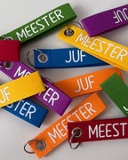 Sleutelhanger voor juf of meester