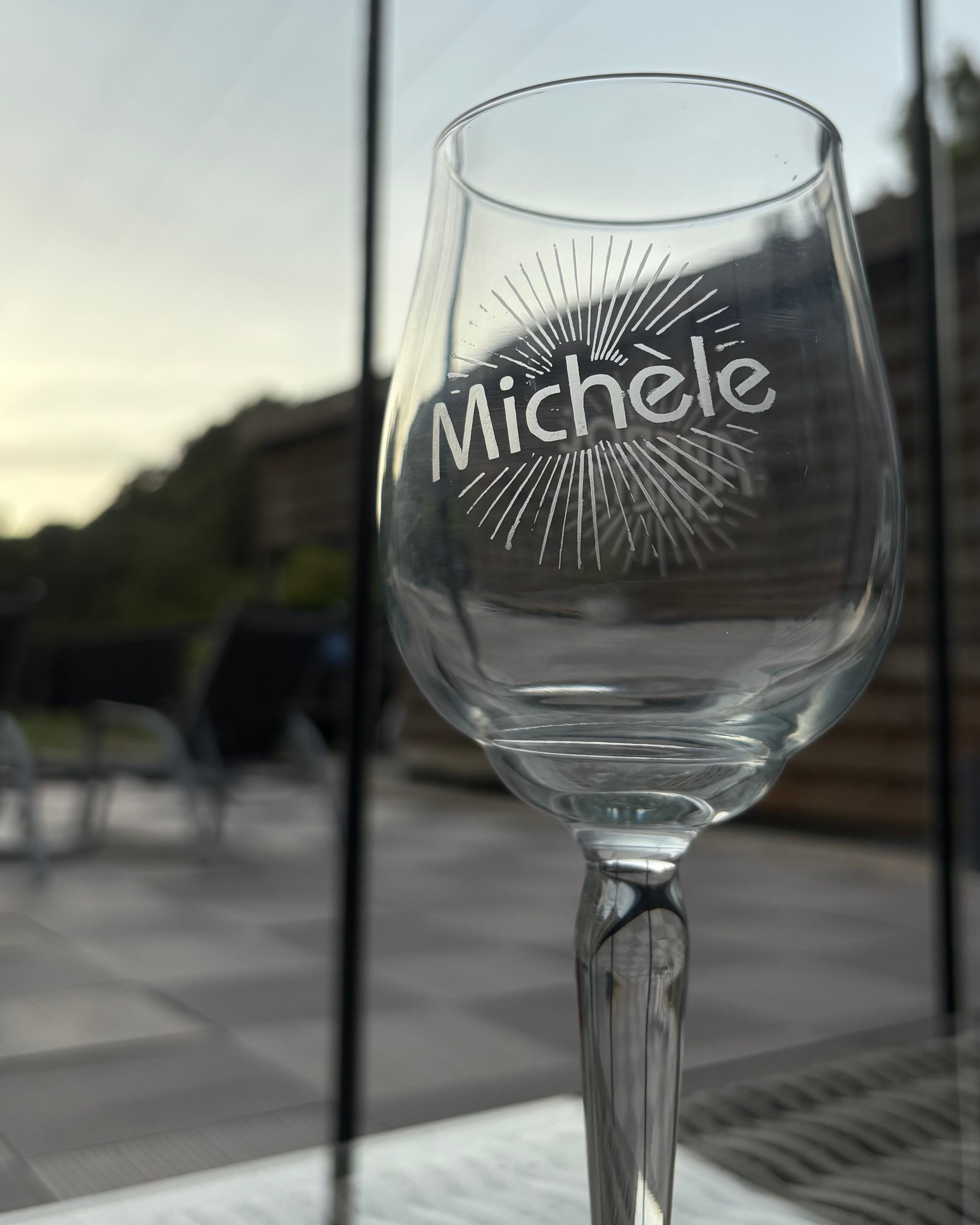 Aperol glas met naam