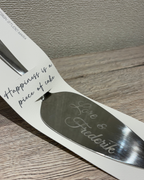 Taartschep met persoonlijke gravure