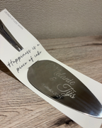 Taartschep met persoonlijke gravure