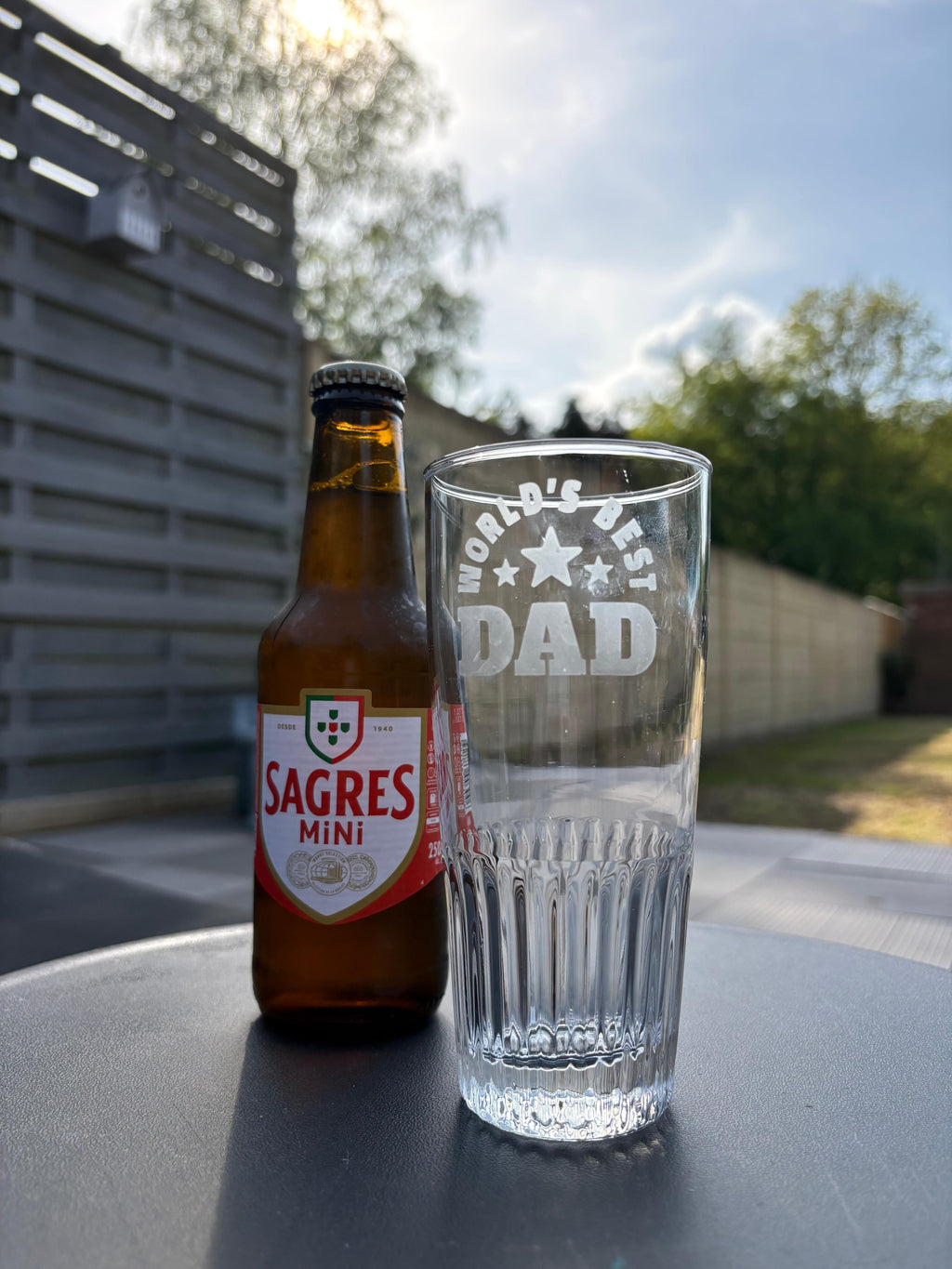 Bierglas met persoonlijke gravure