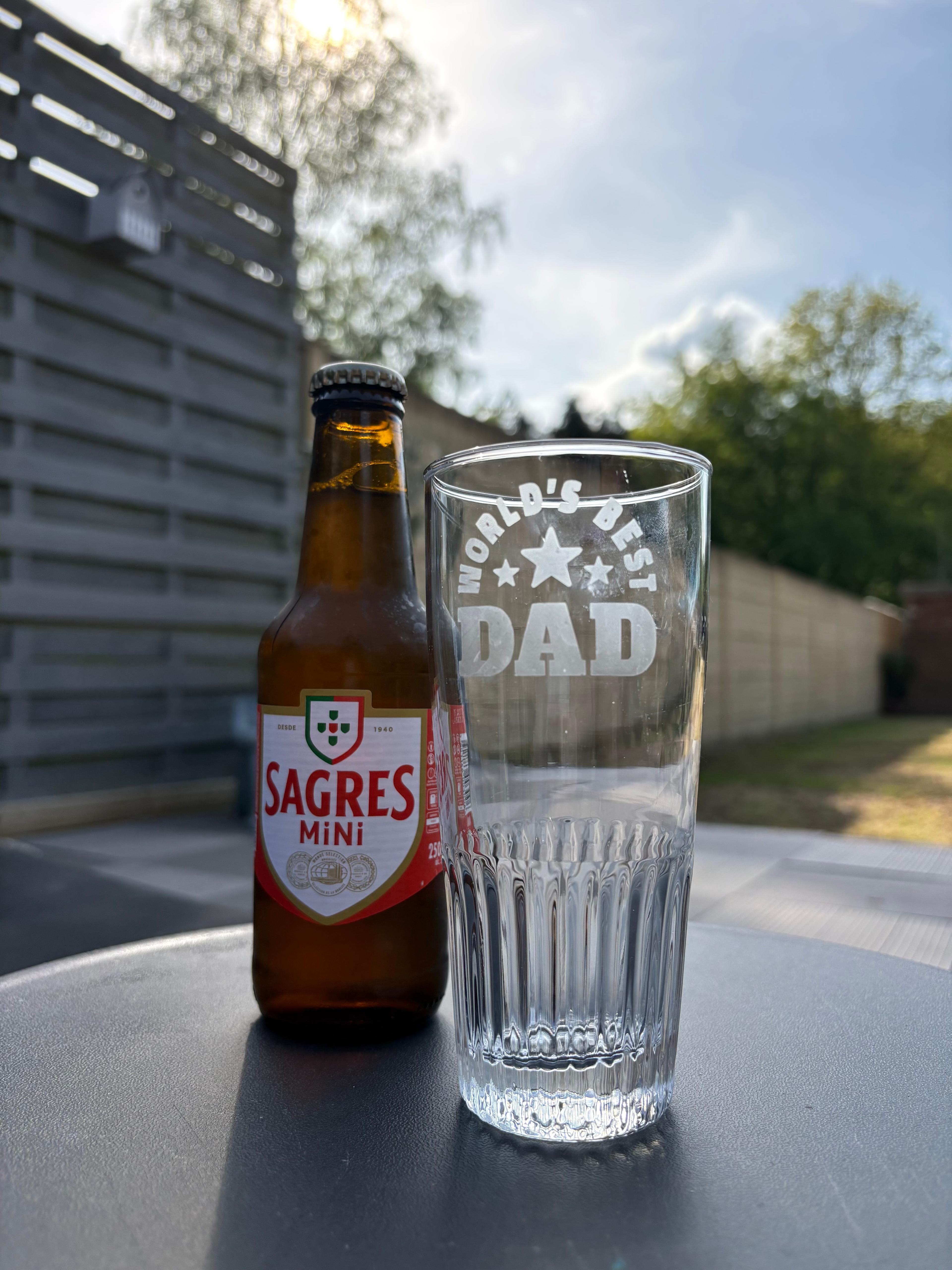 Bierglas met persoonlijke gravure