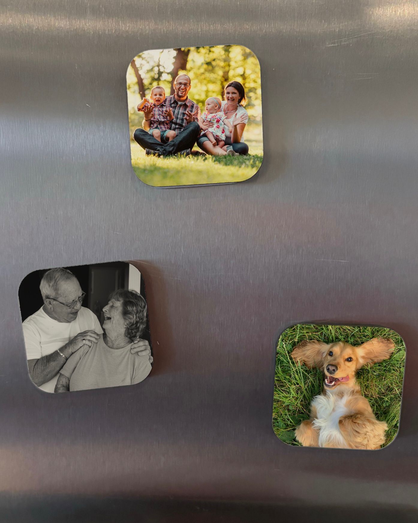 Vierkante magneet met foto