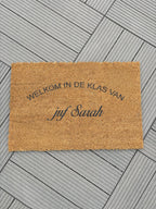 Gerpersonaliseerde deurmat