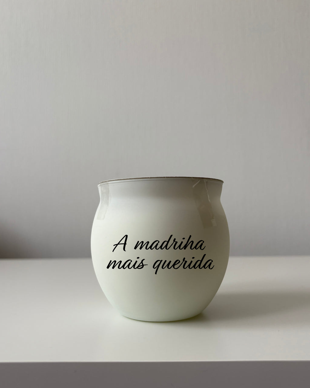 Kaars met gepersonaliseerde tekst