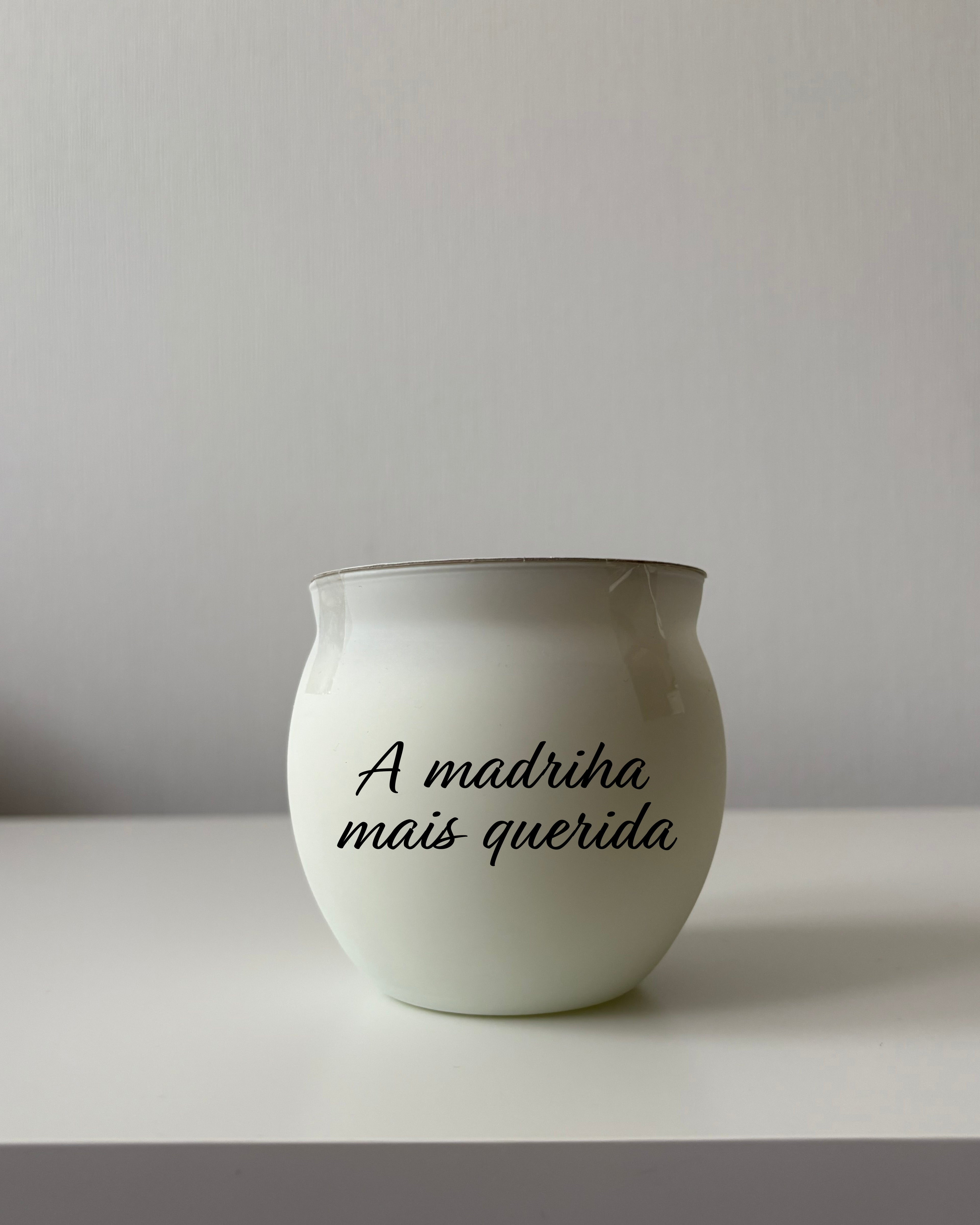 Kaars met gepersonaliseerde tekst