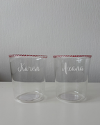 Kerstglazen met naam