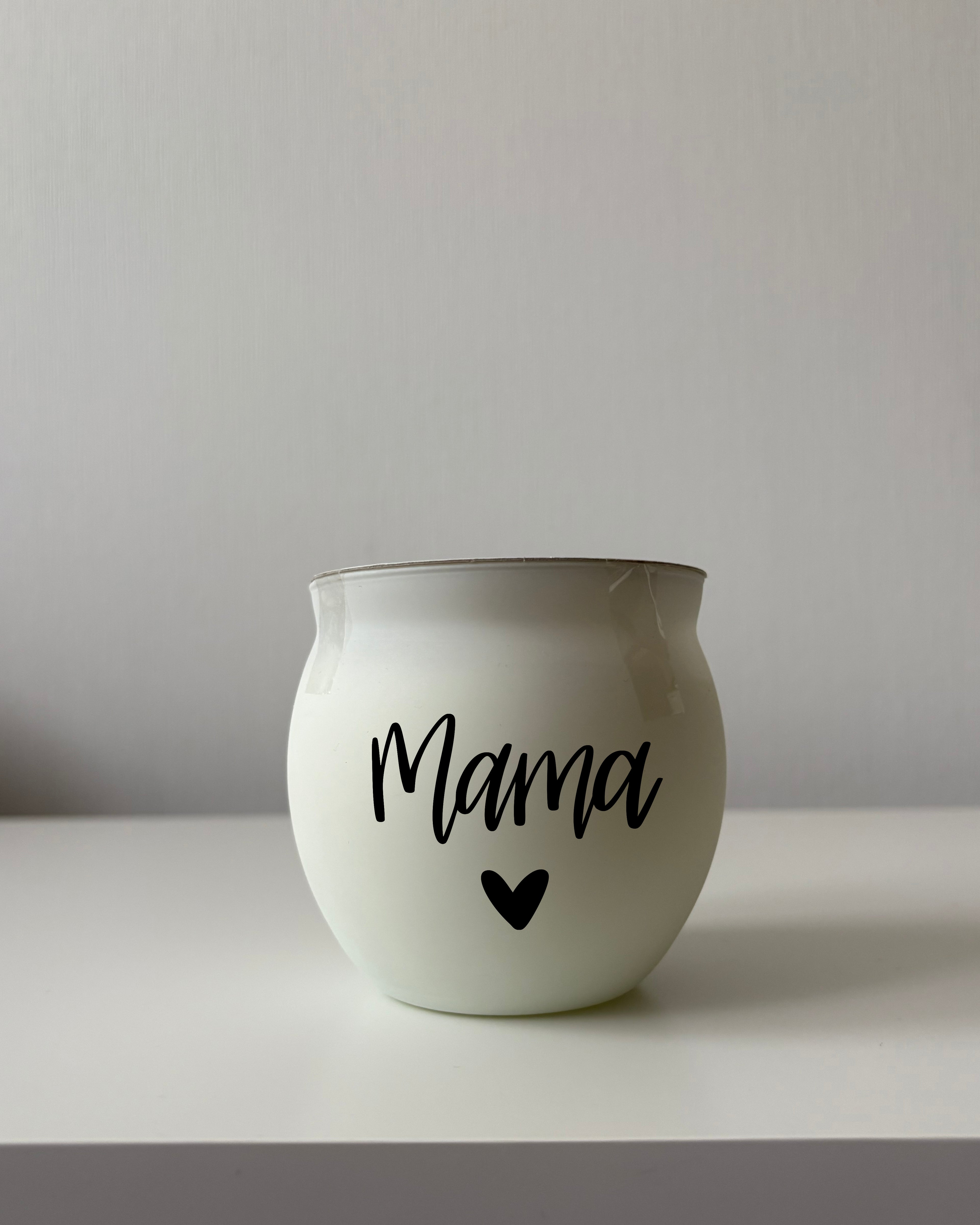 Kaars met gepersonaliseerde tekst